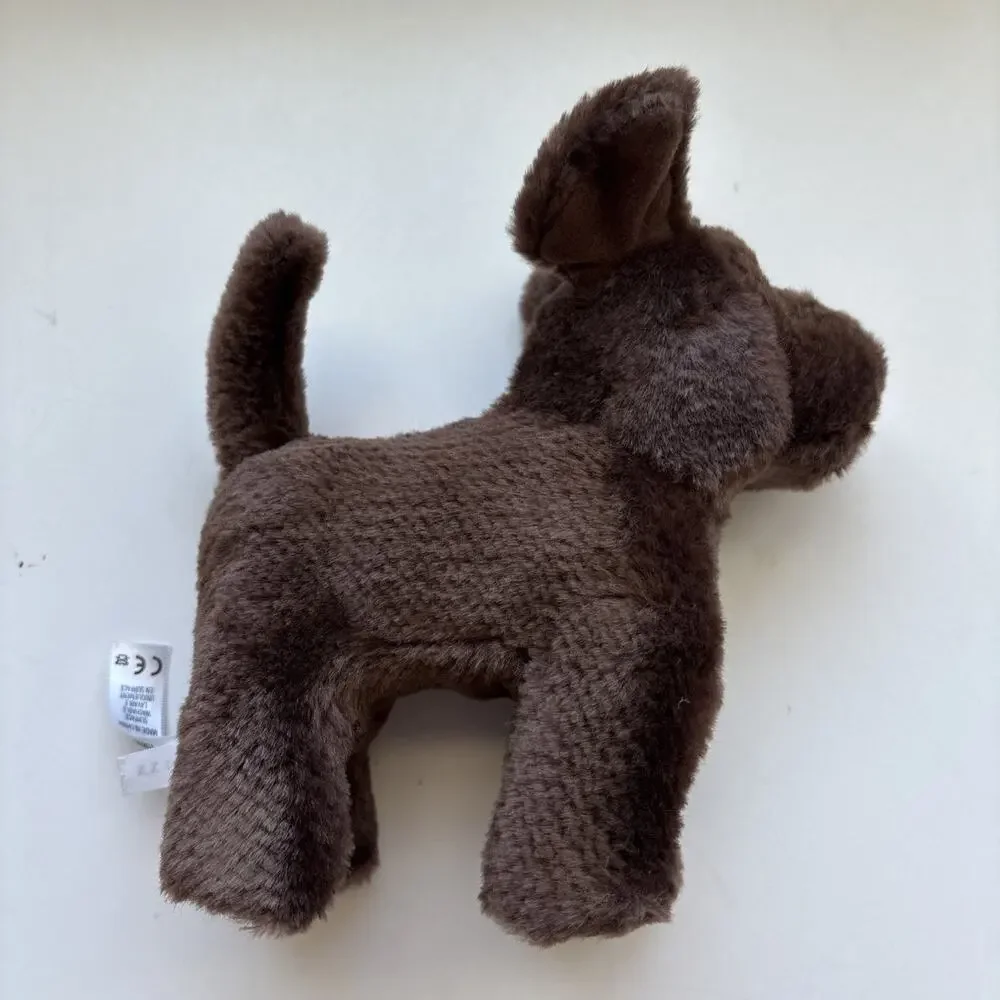 American Girl AG Doll Pet Dog Chocolate Lab Plush‎ Poseable Retired 2014